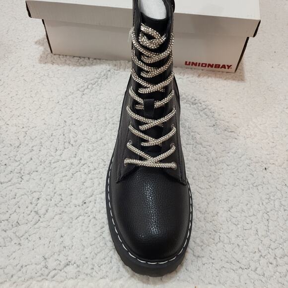 NEW UNIONBAY Women's Hayden-2 Ankle Boot BLACK SIZE 6.5 - Picture 6 of 8